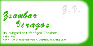 zsombor viragos business card