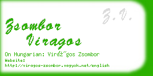 zsombor viragos business card